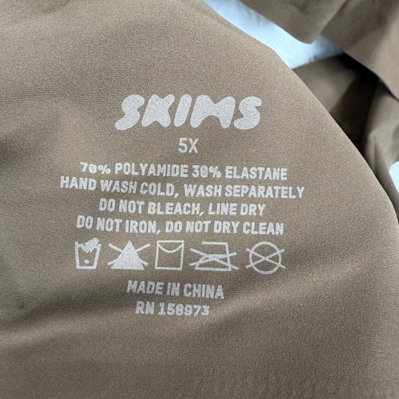 SKIMS Fits Everybody Wireless Lounge Bra Brown Size 5X Adjustable Comfort - Picture 4 of 5